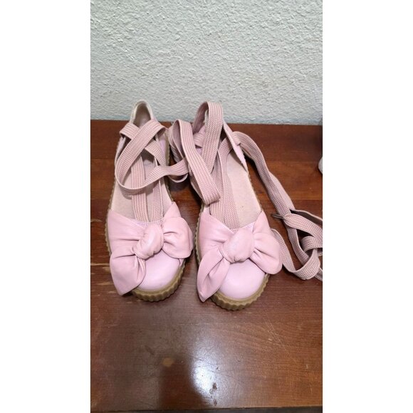 Puma Fenty by Rihanna Women's Pink Bow Galdieri Platform Shoes Size 8.5 - Picture 2 of 9